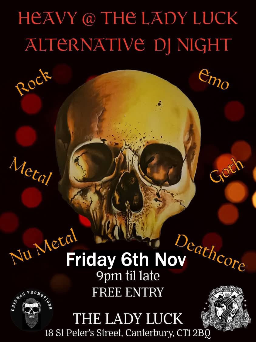 Heavy DJ Night: Playing Emo, Rock, Metal, Deathcore