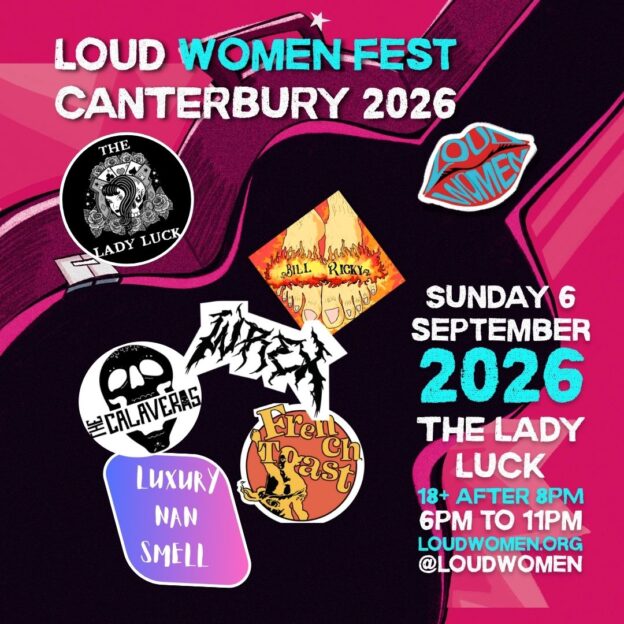 Loud women fest cantebury poster