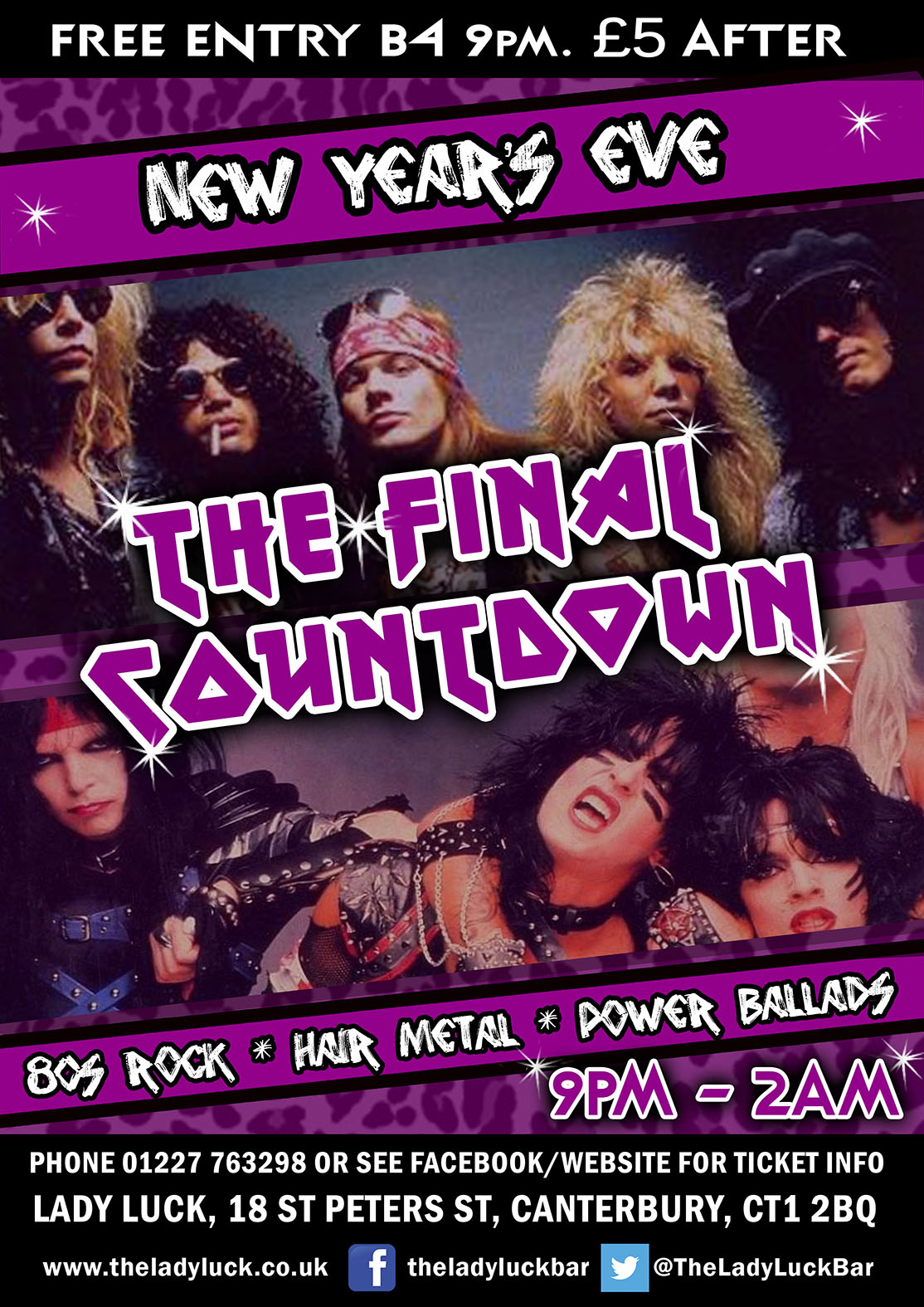 THE FINAL COUNTDOWN New Years Eve Party