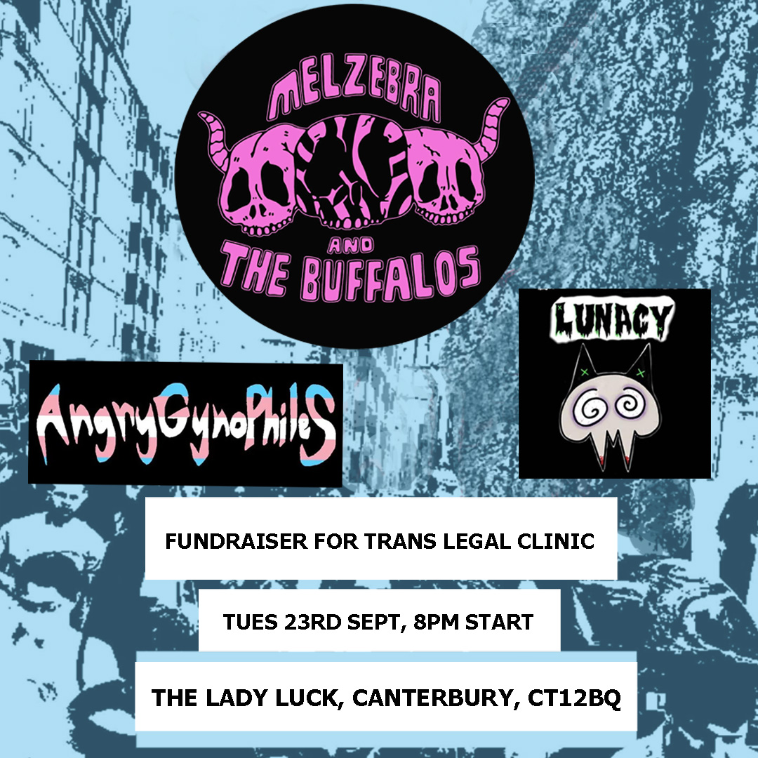 Melzebra & The Buffalos + Angry Gynophiles + Lunacy