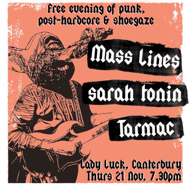 Mass Lines gig poster